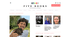 Desktop Screenshot of fivebooks.com